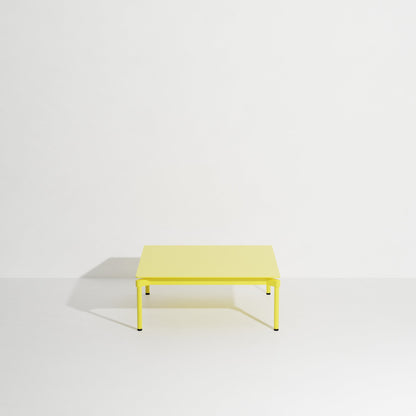 Table basse carrée Fromme de Tom Chung - Petite Friture-Jaune-The Woods Gallery