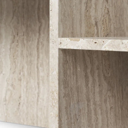 Table basse distinct en travertin - Ferm Living-The Woods Gallery