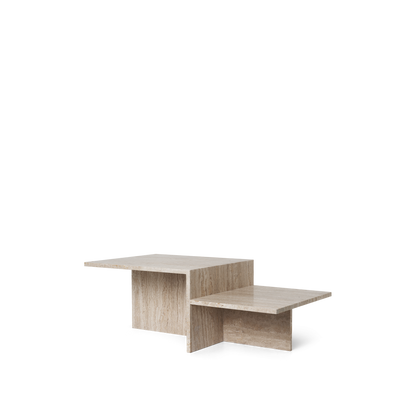 Table basse distinct en travertin - Ferm Living-The Woods Gallery
