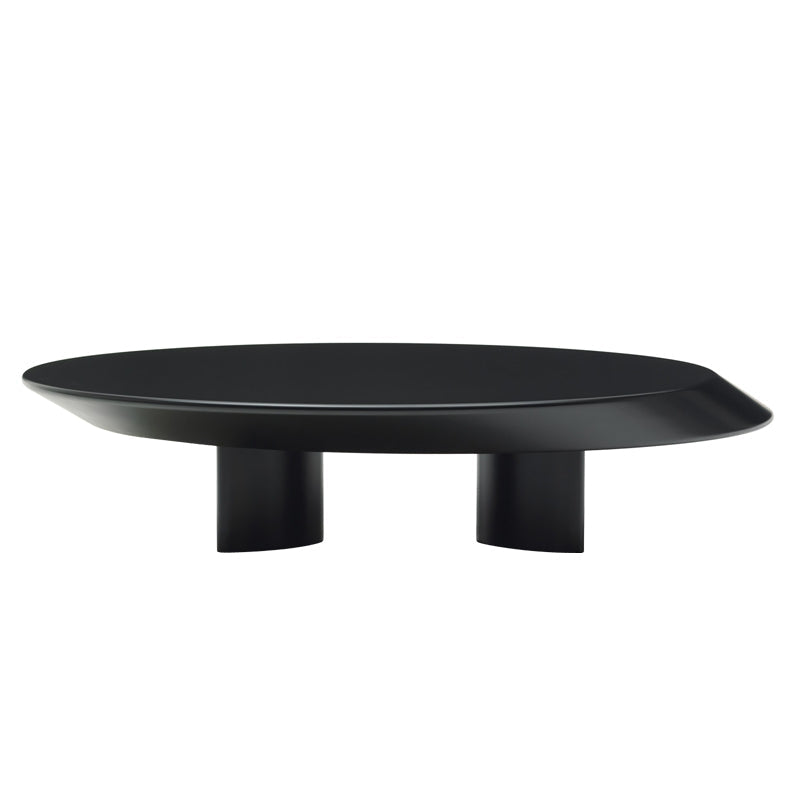 Table basse en bois laqué 520 Accordo de Charlotte Perriand - Cassina-Noir brillant-The Woods Gallery