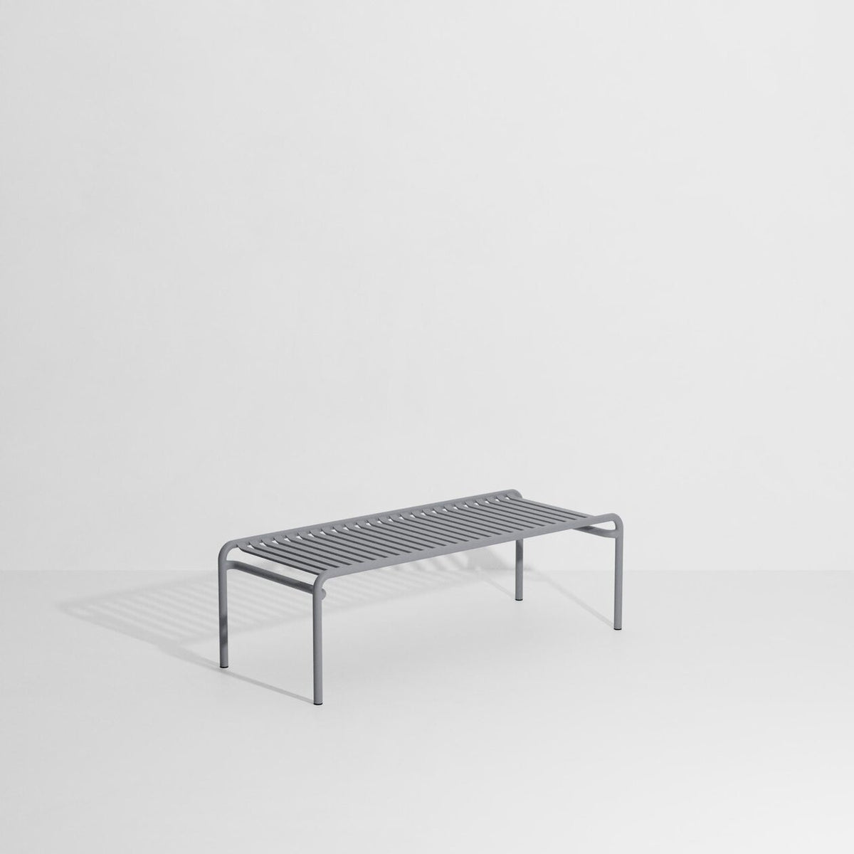 Table basse longue Week-End de Studio Brichet-Ziegler - Petite Friture-Gris pierre-The Woods Gallery