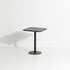 Table bistrot carrée Week-End 60 × 60 de Studio Brichet-Ziegler - Petite Friture-Noir-The Woods Gallery