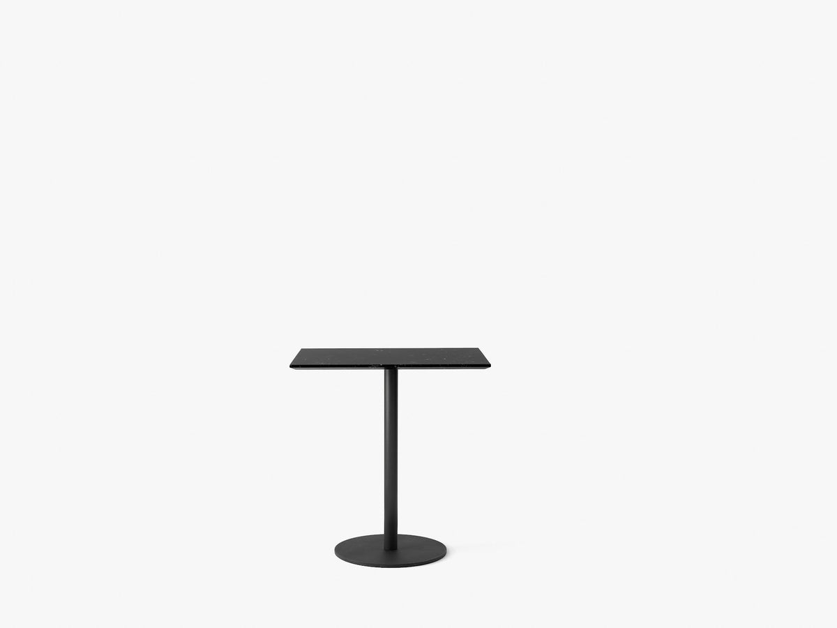 Table café In Between SK16 de Sami Kallio - &amp;Tradition-Pied central noir mat-Linoléum Forbo-The Woods Gallery