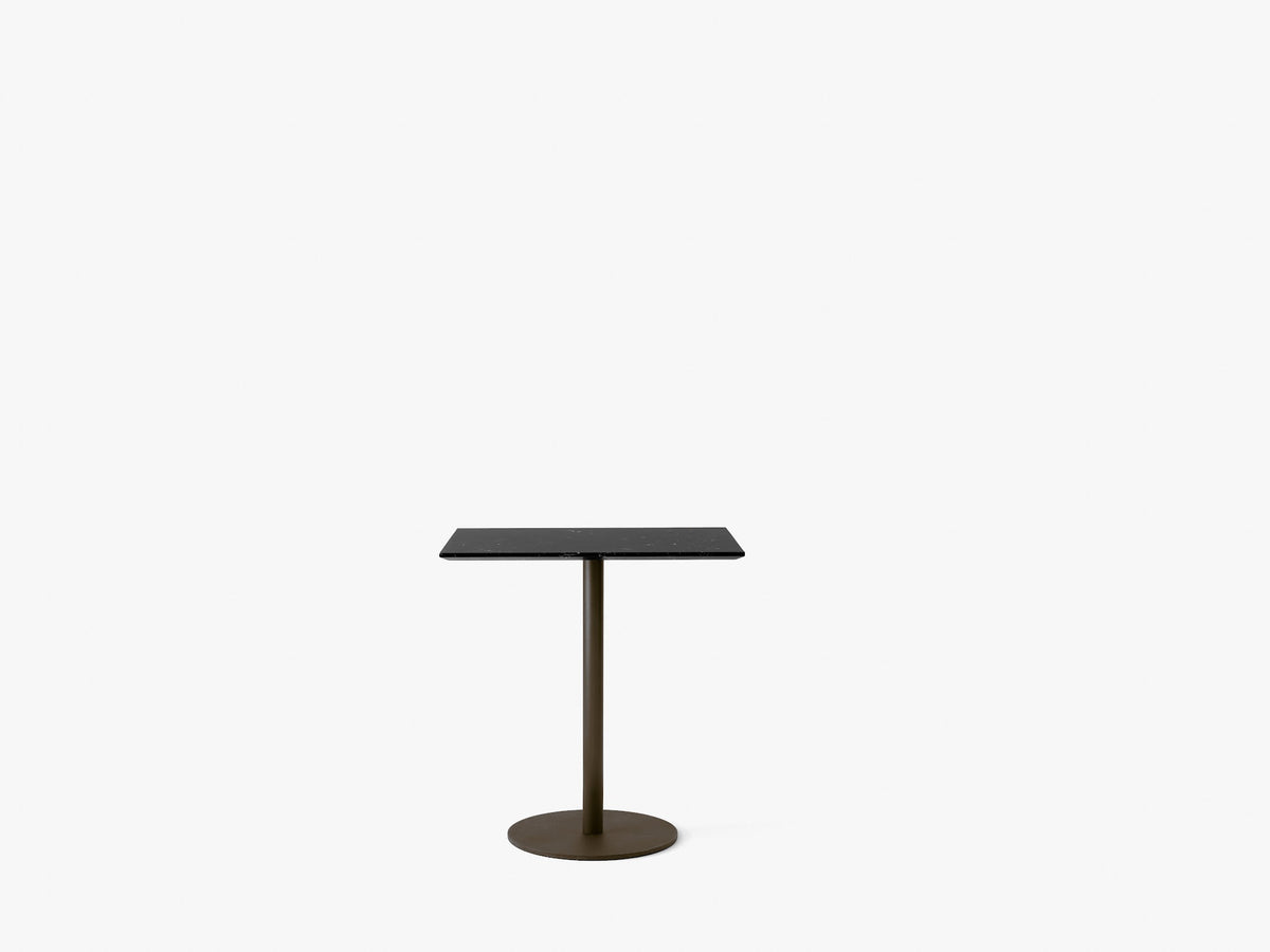 Table café In Between SK16 de Sami Kallio - &amp;Tradition-Pied central noir mat-Linoléum Forbo-The Woods Gallery
