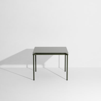 Table carrée Fromme de Tom Chung - Petite Friture-Vert bouteille-The Woods Gallery