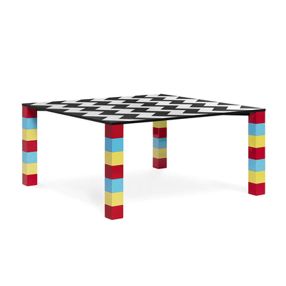 Table carrée Pierre par George J. Sowden L 150 cm - Memphis Milano-The Woods Gallery