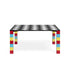 Table carrée Pierre par George J. Sowden L 150 cm - Memphis Milano-The Woods Gallery