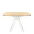 Table carrée Sir Gio de Philippe Starck Ø 120 - Kartell-Bronze-Transparent-The Woods Gallery