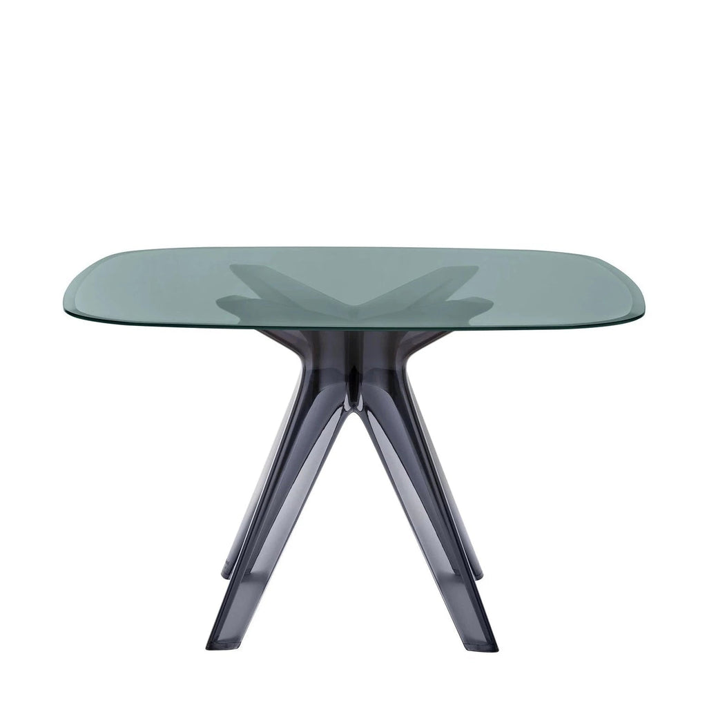 Table carrée Sir Gio de Philippe Starck Ø 120 - Kartell-Fumé-Fumé-The Woods Gallery