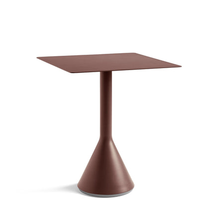 Table conique Palissade carrée Ø 65 - Hay-Rouge fer-The Woods Gallery