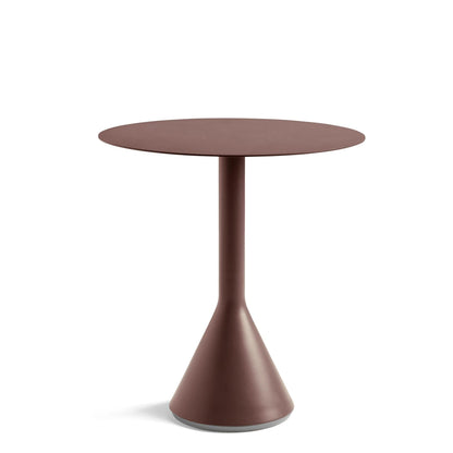Table conique Palissade ronde Ø 70 cm - Hay-Rouge fer-The Woods Gallery