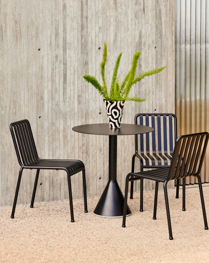 Table conique Palissade ronde Ø 70 cm - Hay-en situation-The Woods Gallery