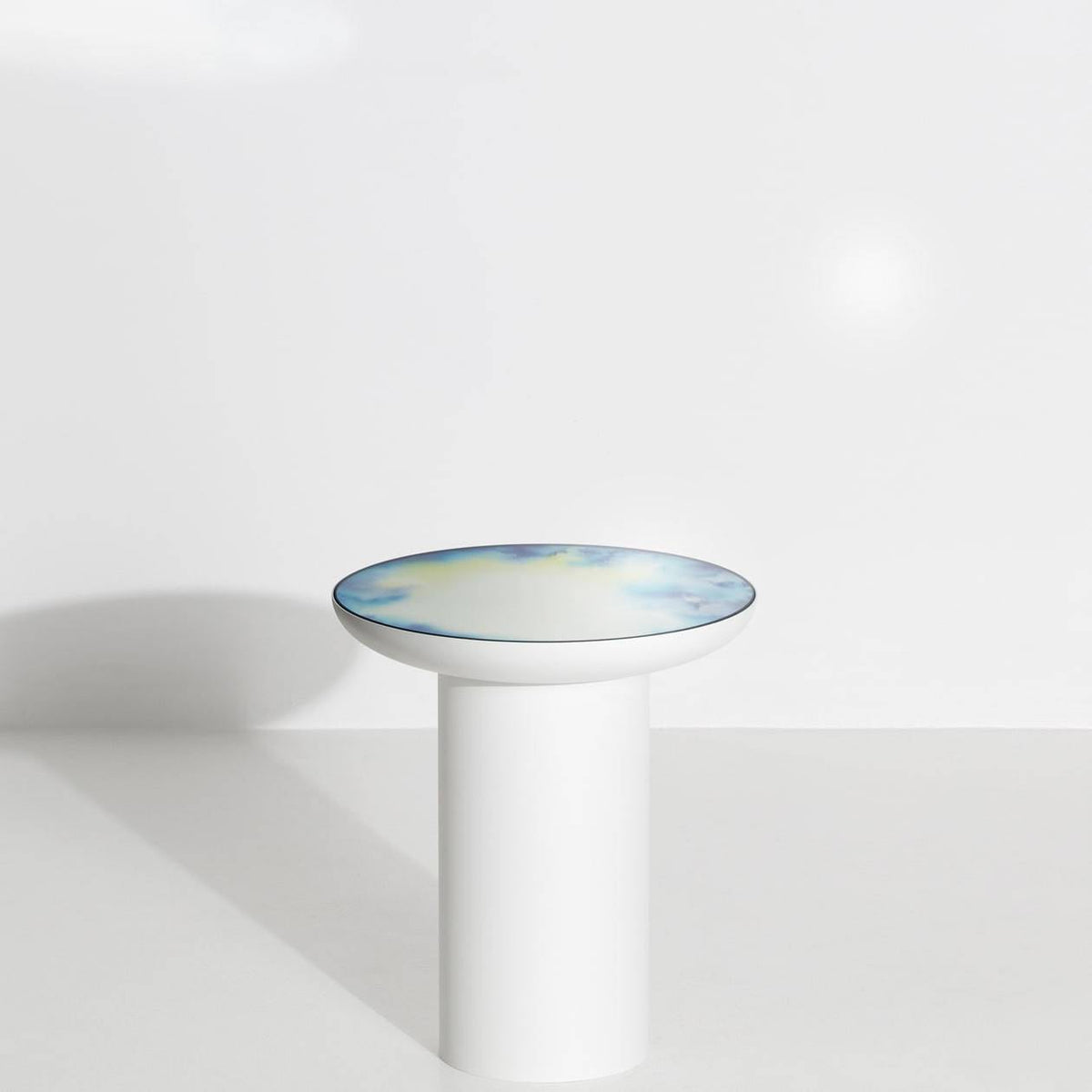 Table d’appoint Francis Small de Constance Guisset Ø 40 - Petite Friture-Blanc-The Woods Gallery