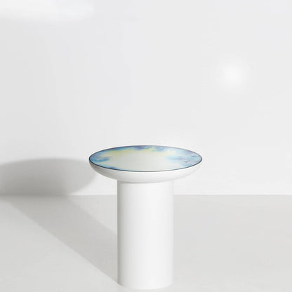 Table d’appoint Francis Small de Constance Guisset Ø 40 - Petite Friture-Blanc-The Woods Gallery