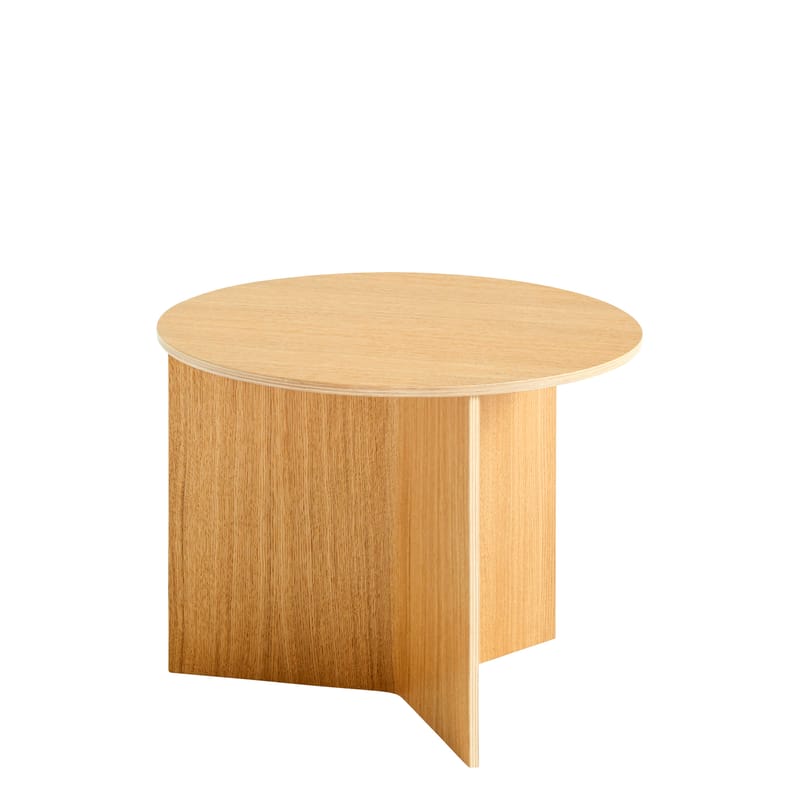 Table d'appoint Slit Bois Ø 45 cm - Hay-Chêne-The Woods Gallery