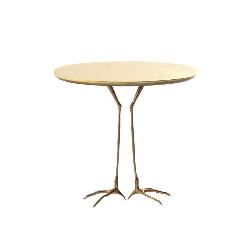 Table d'appoint Traccia L 68 cm de Meret Oppenheim - Cassina-Or Jaune-The Woods Gallery