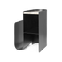 Table d’appoint Vault de Trine Andersen Ø 40,2 - Ferm Living-Black-The Woods Gallery