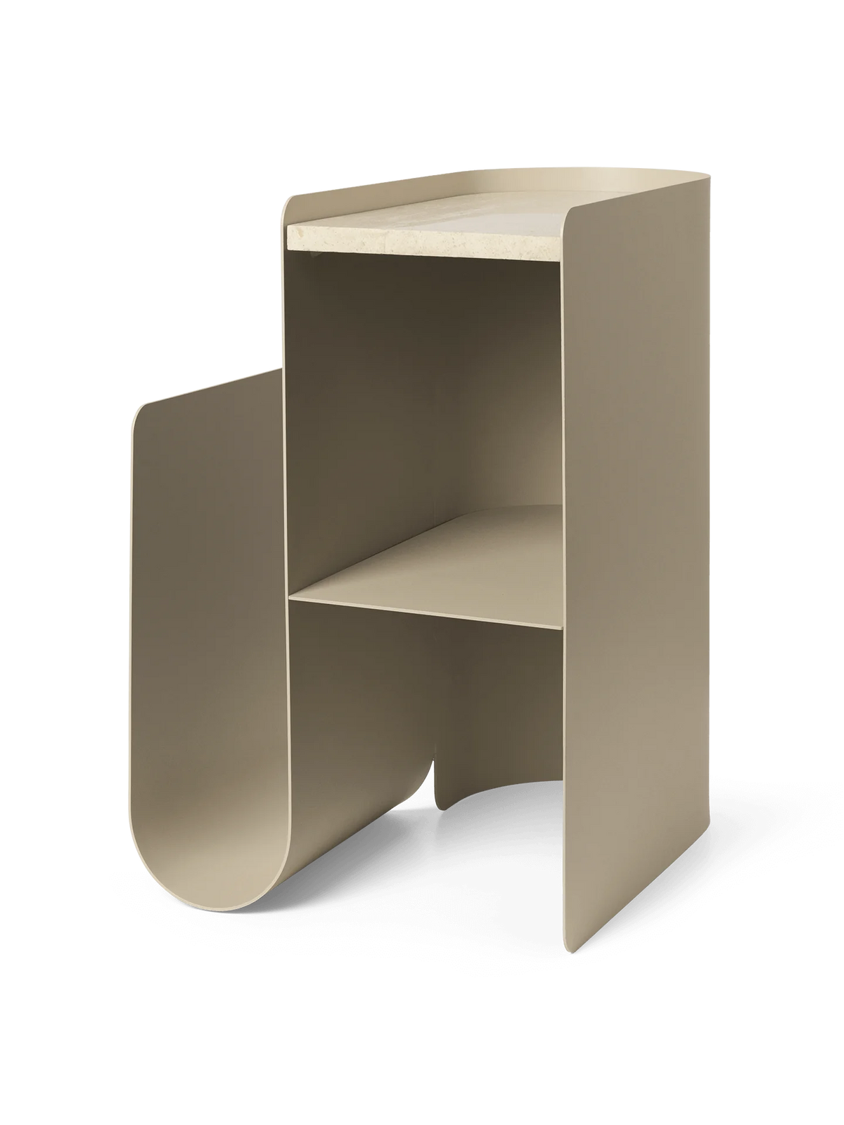 Table d’appoint Vault de Trine Andersen Ø 40,2 - Ferm Living-Cashmere-The Woods Gallery