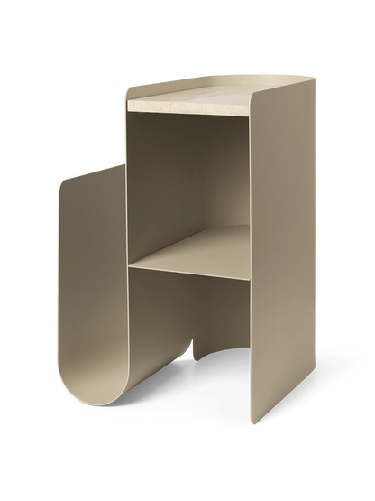 Table d’appoint Vault de Trine Andersen Ø 40,2 - Ferm Living-Cashmere-The Woods Gallery