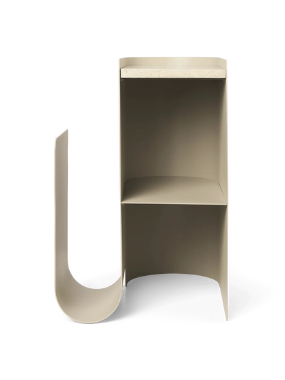 Table d’appoint Vault de Trine Andersen Ø 40,2 - Ferm Living-Cashmere-The Woods Gallery