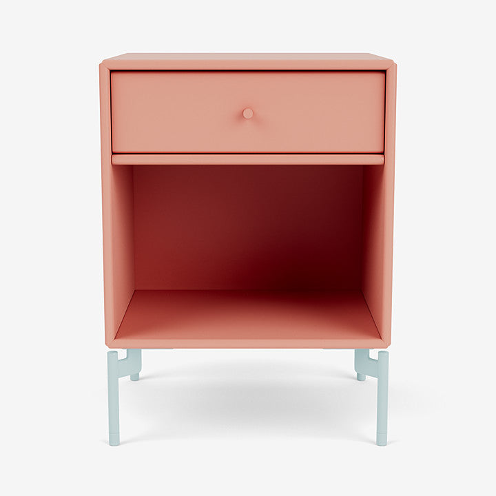 Table de chevet Dream par Peter J. Lassen - Montana-151 Rhubarb-Pieds h 12.6cm-The Woods Gallery