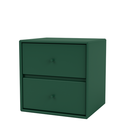 Table de chevet Drift par Peter J. Lassen, laque 136 Pine, suspendu au mur, packshot Montana