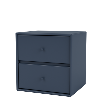 Table de chevet Drift par Peter J. Lassen, laque 138 Juniper, suspendu au mur, packshot Montana