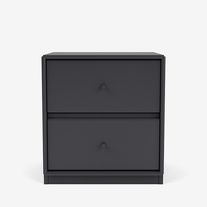 Table de chevet Drift par Peter J. Lassen - Montana-04 Anthracite-Plinthe h 3cm-The Woods Gallery