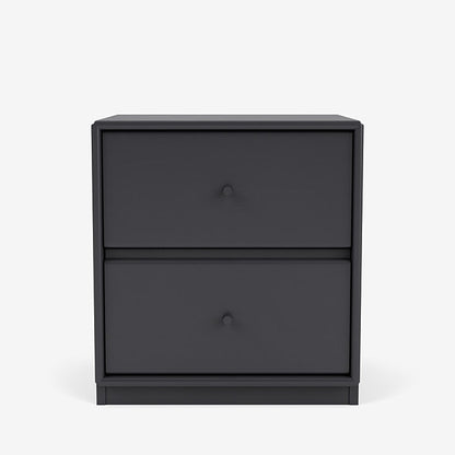 Table de chevet Drift par Peter J. Lassen - Montana-04 Anthracite-Plinthe h 3cm-The Woods Gallery