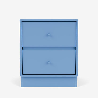 Table de chevet Drift par Peter J. Lassen - Montana-154 Azure-Plinthe h 7cm-The Woods Gallery