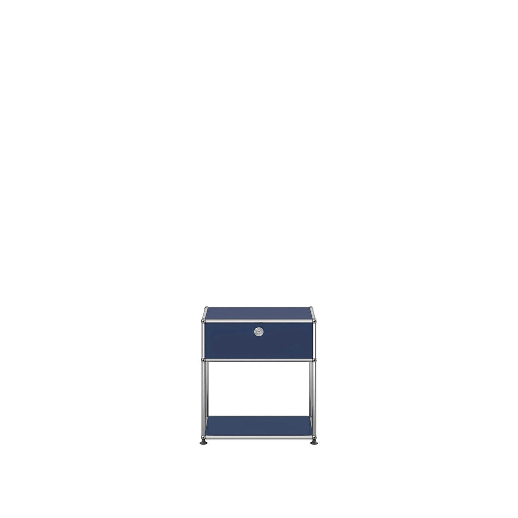 Table de chevet USM M54 - Usm Haller-Bleu acier-The Woods Gallery