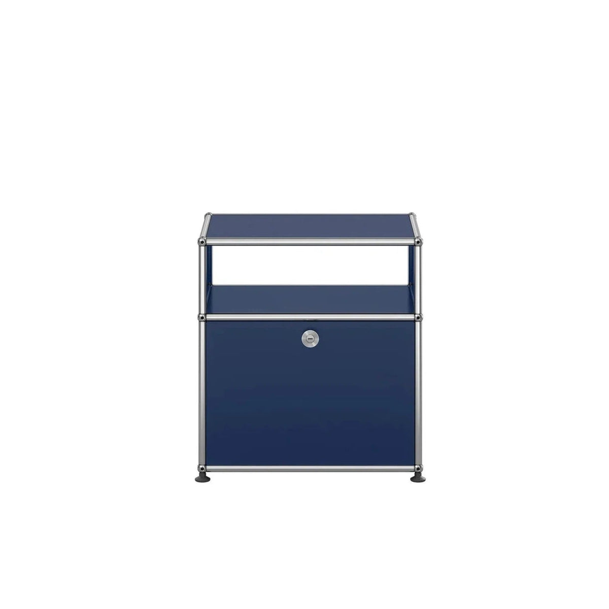 Table de chevet USM M55 - Usm Haller-Bleu acier-The Woods Gallery