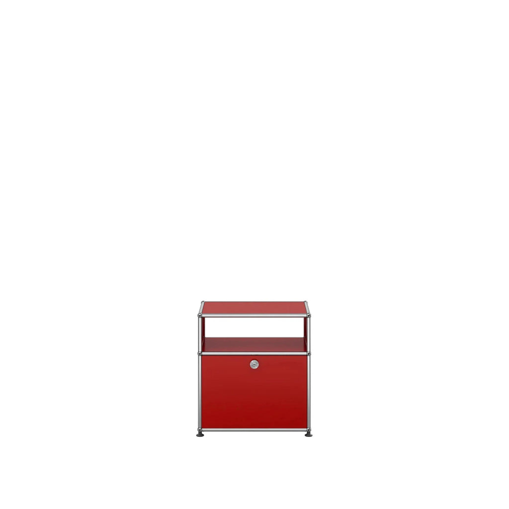 Table de chevet USM M55 - Usm Haller-Rouge-The Woods Gallery