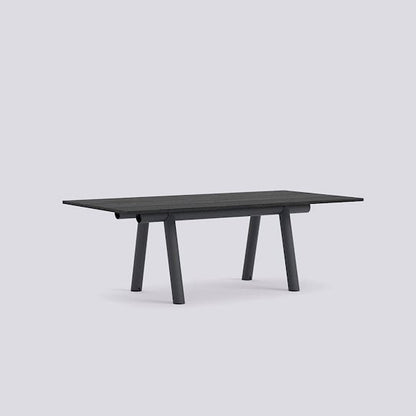 Table de travail Boa - Hay-H 75 x l 110 x L 220-Plateau en bois-Noir-The Woods Gallery
