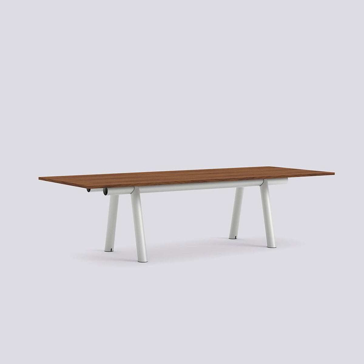 Table de travail Boa - Hay-H 75 x l 110 x L 280-Plateau en bois-Noyer-The Woods Gallery