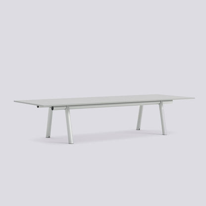 Table de travail Boa - Hay-H 75 x l 128 x L 350-Plateau en bois-Gris-The Woods Gallery