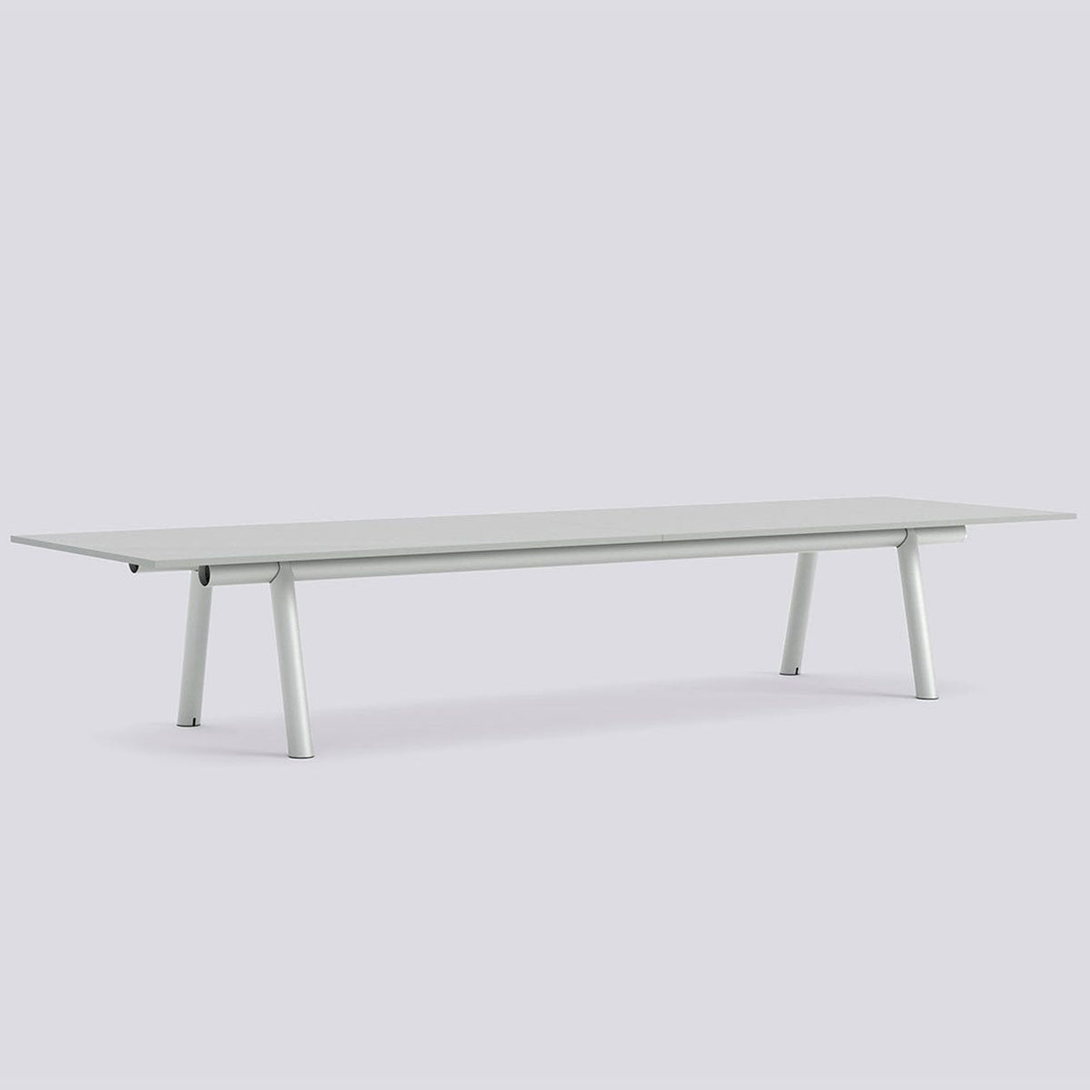 Table de travail Boa - Hay-H 75 x l 128 x L 420-Plateau en bois-Gris-The Woods Gallery