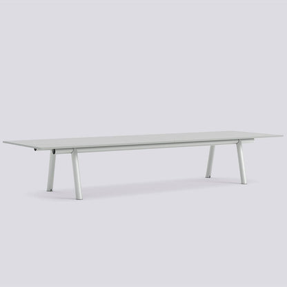 Table de travail Boa - Hay-H 75 x l 128 x L 420-Plateau en bois-Gris-The Woods Gallery