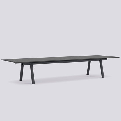 Table de travail Boa - Hay-H 75 x l 128 x L 420-Plateau en bois-Gris-The Woods Gallery