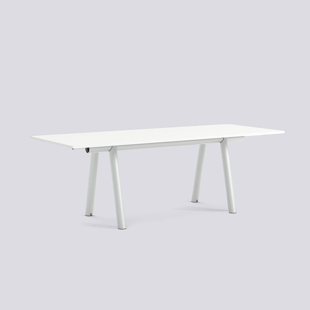 Table de travail Boa - Hay-H 95 x l 110 x L 280-Plateau en bois-Blanc-The Woods Gallery