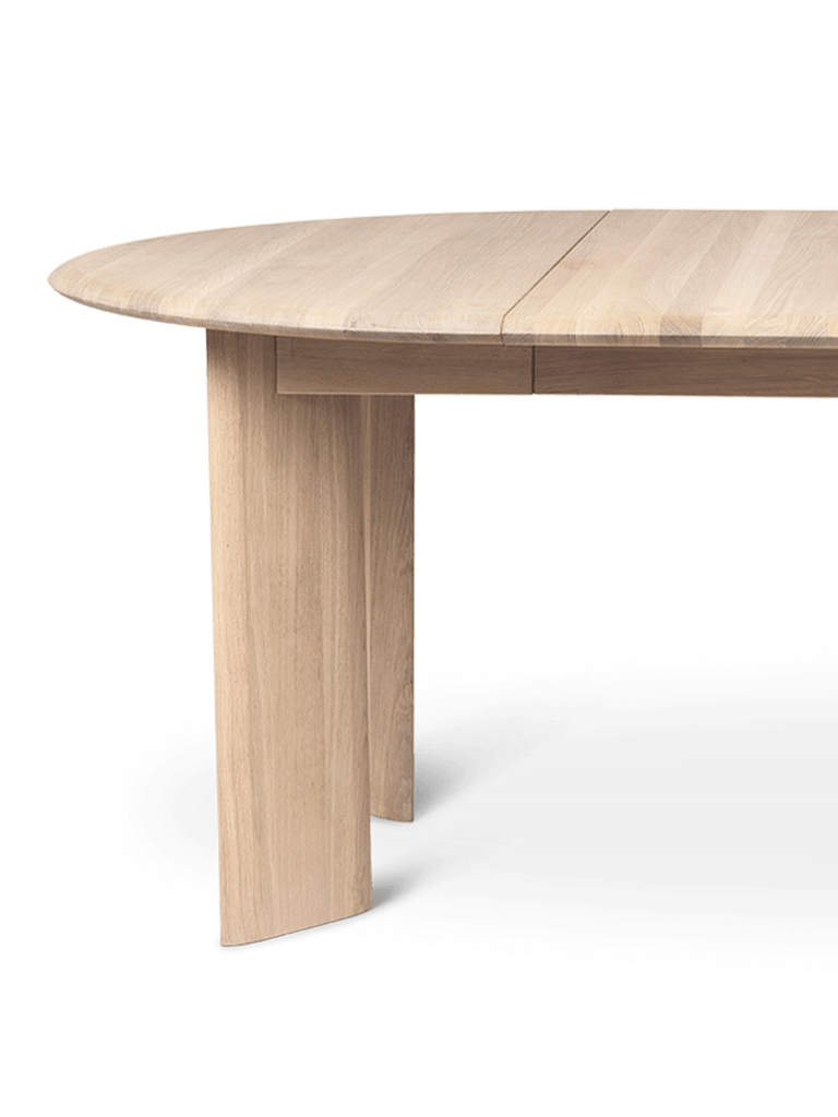 Table en bois à rallonges extensible Bevel L 117-217 cm - Ferm Living-The Woods Gallery