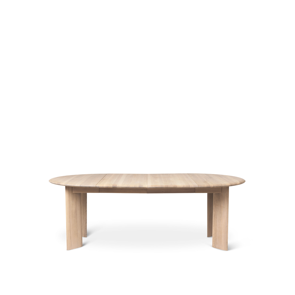 Table en bois à rallonges extensible Bevel L 117-217 cm - Ferm Living-The Woods Gallery