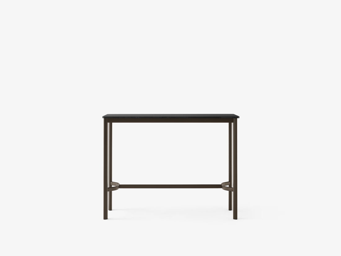 Table haute Drip HW113 de Hee Welling - &amp;Tradition-Bronze-Stratifié Fenix Nero Ingo 0720-The Woods Gallery