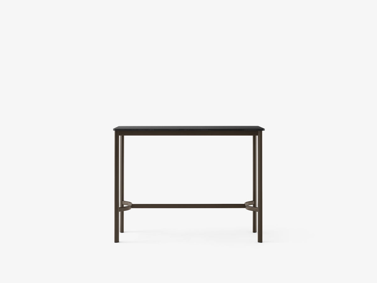 Table haute Drip HW113 de Hee Welling - &amp;Tradition-Bronze-Stratifié Fenix Nero Ingo 0720-The Woods Gallery