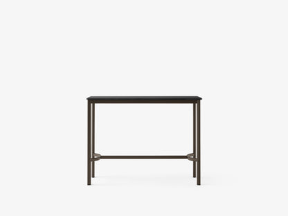 Table haute Drip HW113 de Hee Welling - &amp;Tradition-Bronze-Stratifié Fenix Nero Ingo 0720-The Woods Gallery