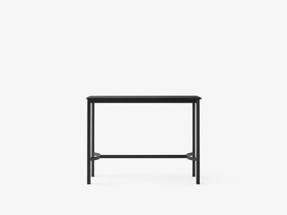 Table haute Drip HW113 de Hee Welling - &amp;Tradition-Noir-Linoléum Burgundy 4154-The Woods Gallery