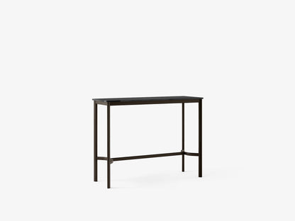 Table haute Drip HW113 de Hee Welling - &amp;Tradition-Noir-Linoléum Burgundy 4154-The Woods Gallery