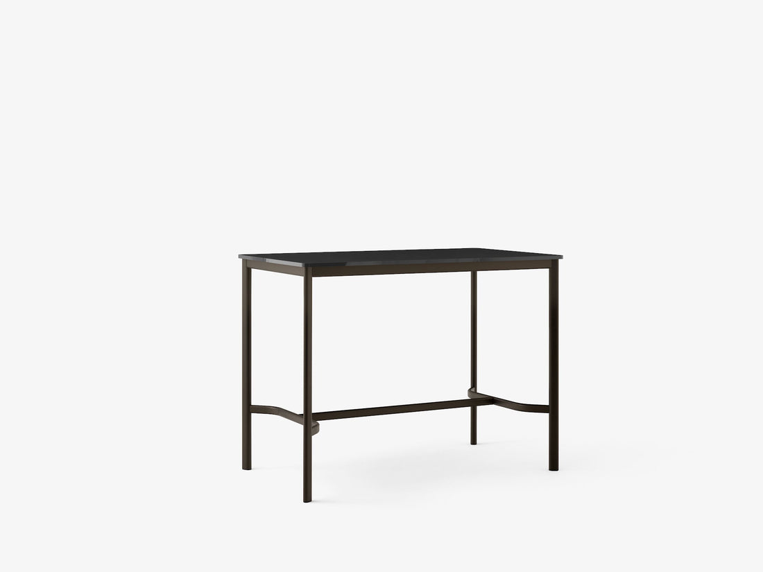 Table haute Drip HW114 de Hee Welling - &amp;Tradition-Bronze-Stratifié Fenix Nero Ingo 0720-The Woods Gallery