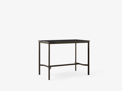 Table haute Drip HW114 de Hee Welling - &Tradition-Bronze-Stratifié Fenix Nero Ingo 0720-The Woods Gallery