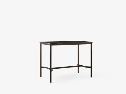 Table haute Drip HW114 de Hee Welling - &amp;Tradition-Bronze-Stratifié Fenix Nero Ingo 0720-The Woods Gallery